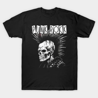 Punk Rock Skull T-Shirt